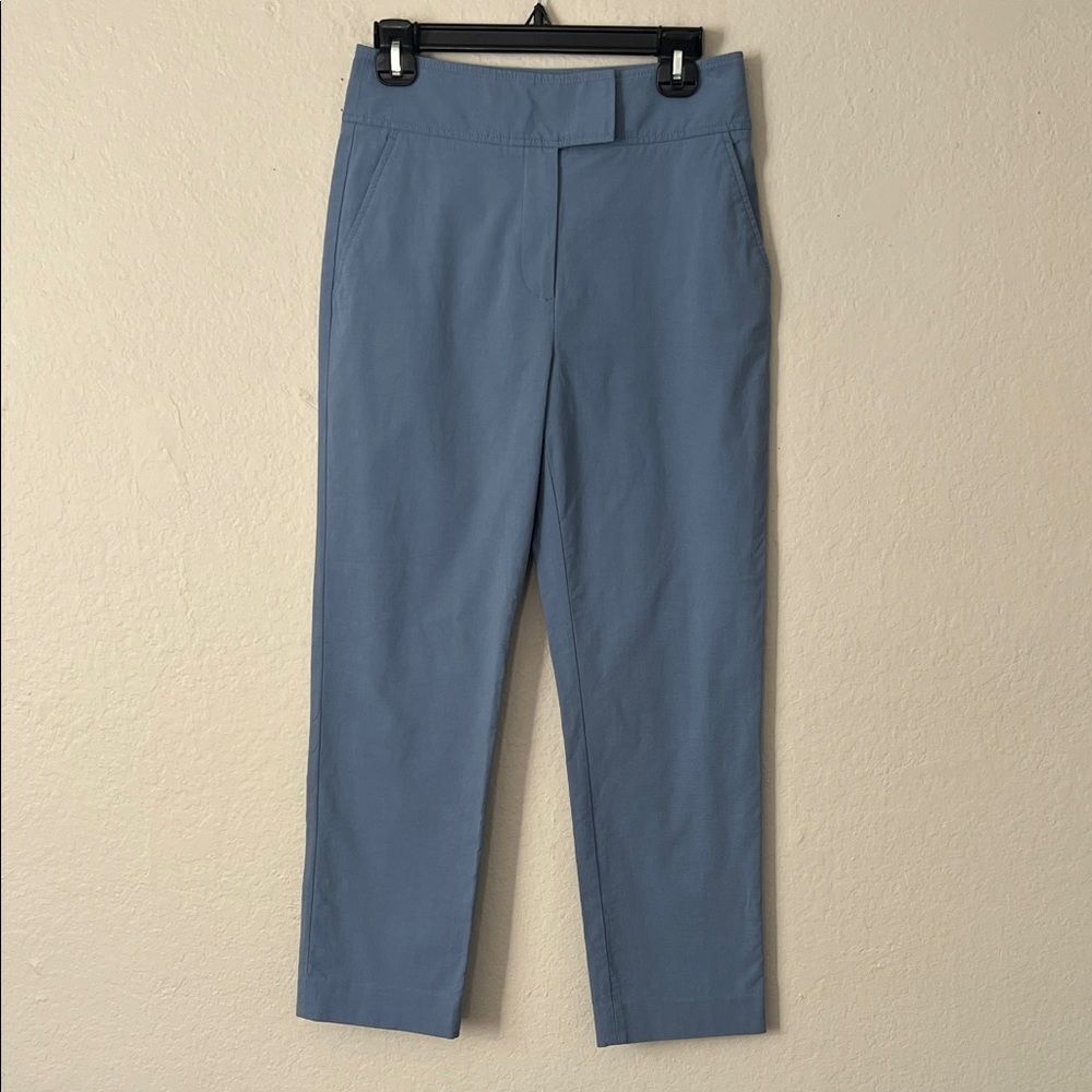 Like New! Rebecca Taylor Tailored High Waisted Blue Pants in Size 4